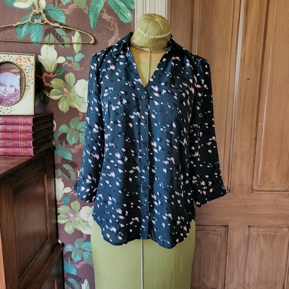IZ BYER Button Down Top Size XS - Picture 1 of 12